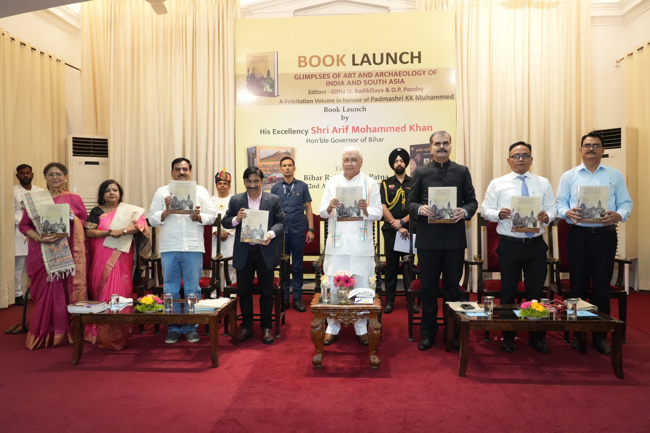 Honorable Governor released three books at Raj Bhavan.