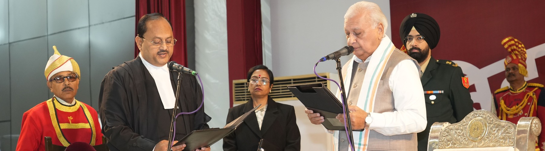 The Honorable Governor administered the oath of the Honorable Chief Justice of Patna High Court on 07/01/2026.