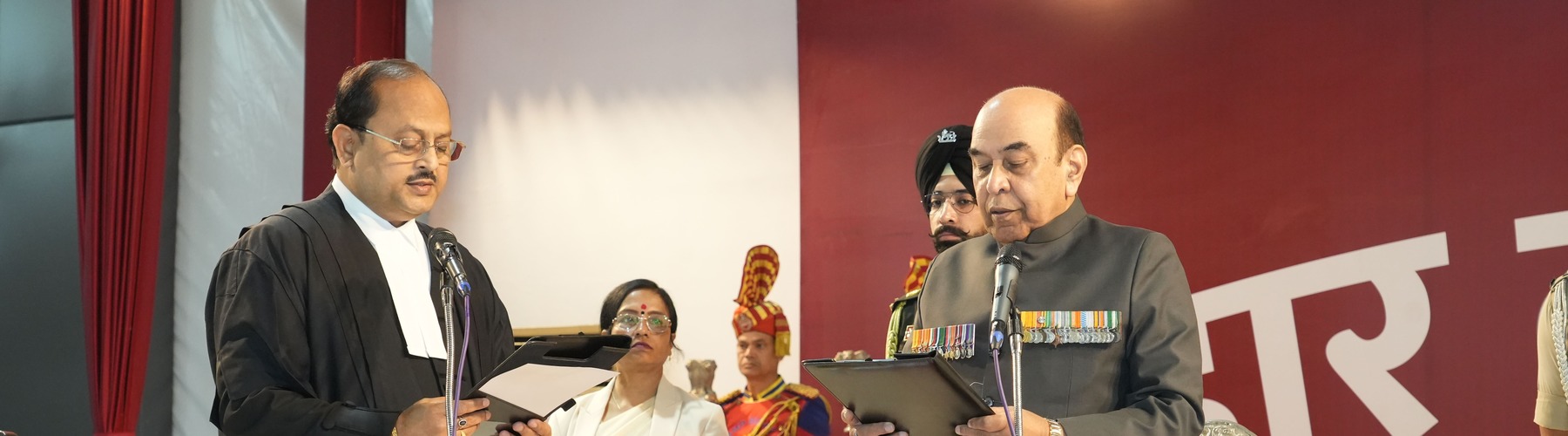 Lt Gen Syed Ata Hasnain (Retd.) was sworn in as Governor of Bihar on 14/03/2026.