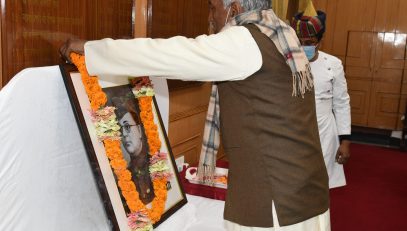 His Excellency pays tribute to Netaji Subhash Chandra Bose on his birth anniversary.