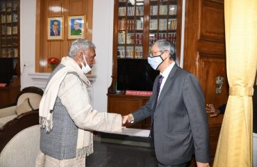 His Excellency meeting with High Commissioner Bangladesh.
