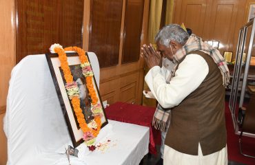 His Excellency pays tribute to Netaji Subhash Chandra Bose on his birth anniversary.