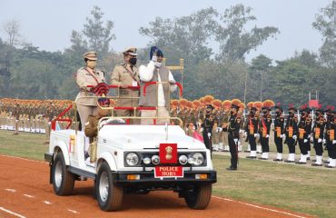 His Excellency on Republic day celebration..