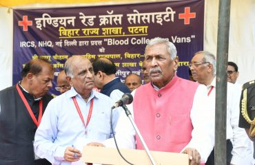 His Excellency addressing the people at the event.