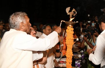 His Excellency inaugurating the event by deep prajwalan.