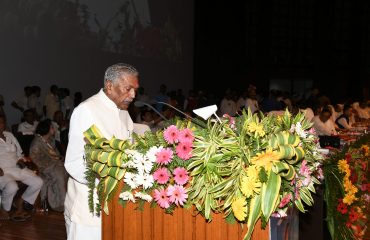 His Excellency addressing the people at the event.