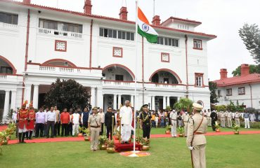 His Excellency at Independence Day celebration