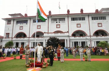 His Excellency at Independence Day celebration.