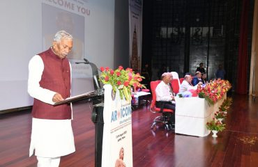 His Excellency addressing the people at the event.