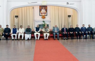 Group photograph of His Excellency with all the Dignitaries.