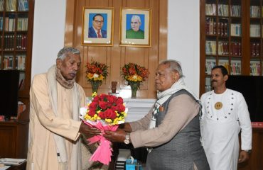 Former Chief Minister Shri Jitan Ram Manjhi paid a courtesy call on His Excellency at Raj Bhavan.