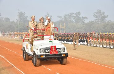 His Excellency observed the parade.