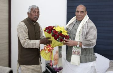 His Excellency met Honourable Defense Minister Shri Rajnath Singh.