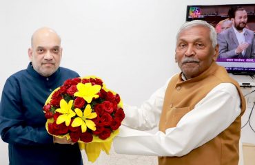 His Excellency met Honourable Union Home Minister Shri Amit Shah.