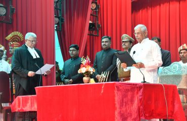 Shri Rajendra Vishwanath Arlekar took oath of Governor of Bihar.