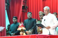 Shri Rajendra Vishwanath Arlekar took oath of Governor, Bihar on 17-02-2023.