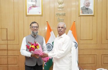 Chief Secretary Bihar paid a courtesy call on His Excellency.