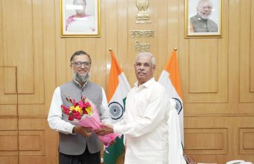 Chief Secretary Bihar paid a courtesy call on His Excellency.