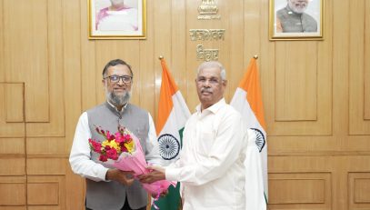 Chief Secretary Bihar paid a courtesy call on His Excellency.