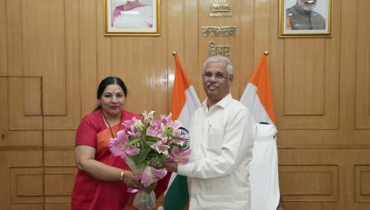 Vice Chancellor of Nalanda University paid a courtesy call on His Excellency.