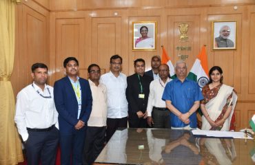 Officials from PIB, All India Radio, Doordarshan and Central Bureau of Communication met His Excellency.