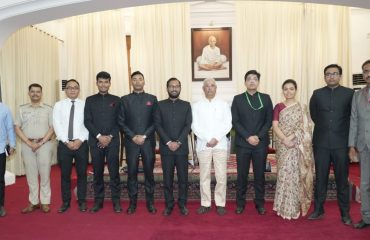 Six Indian Foreign Service Trainee Officers paid courtesy call on His Excellency.