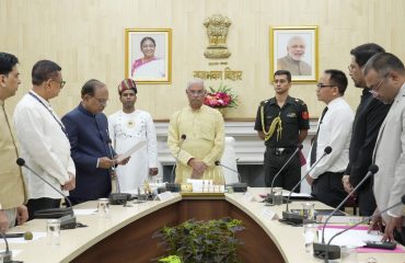 His Excellency administered the oath of newly selected member of B.E.R.C.