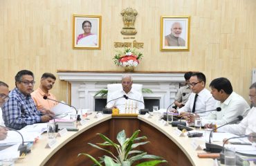 His Excellency chaired the review meeting with Vice-Chancellors.
