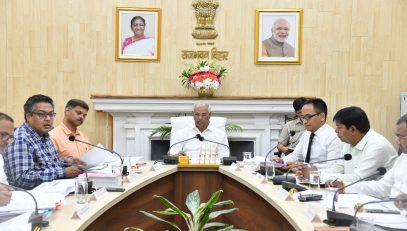 His Excellency chaired the review meeting with Vice-Chancellors.