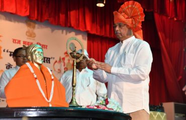 His Excellency inaugurating the event by deep prajwalan.