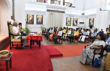 His Excellency at the Samvad event.