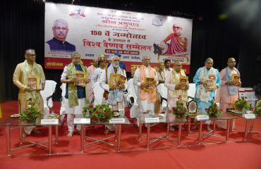 His Excellency unveiled a book at the event.