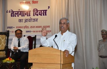 His Excellency addressing the people at the event.