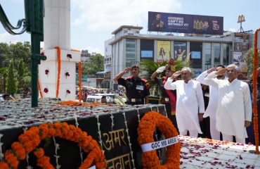 His Excellency paid tribute to martyrs on the occasion of Kargil Vijay Diwas.