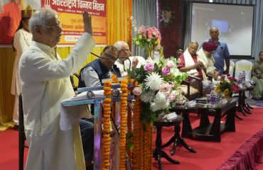 His Excellency addressing the people at the event.