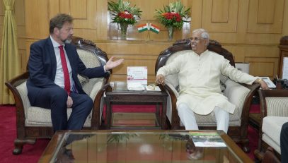 महामहिम ने भारत में जर्मनी के राजदूत से मुलाकात की.