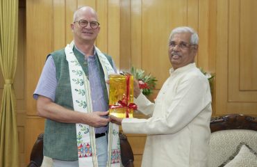 His Excellency met Norway's Ambassador to India .