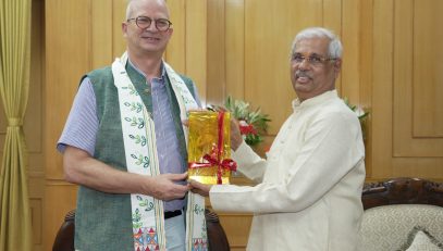 His Excellency met Norway's Ambassador to India .