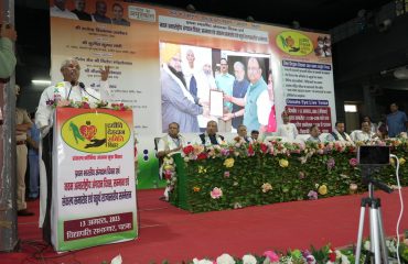 His Excellency addressing the people at the event.