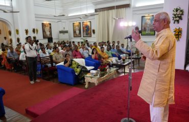 His Excellency addressing the people at the event.