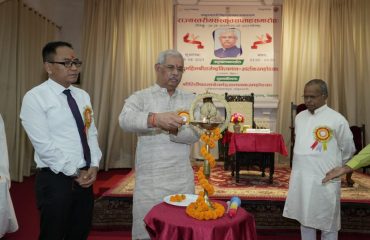 His Excellency inaugurating the event by deep prajwalan.