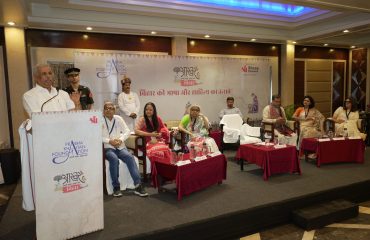 His Excellency addressing the people at the event