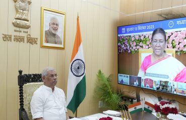 His Excellency participated in inauguration program of Ayushman Bhava Abhiyaan and Ayushman Bhava Portal.