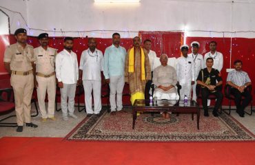 Honorable Governor at the Vishwakarma puja.