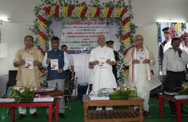 Honorable Governor unveiled a book at the event.
