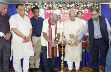 Honorable Governor inaugurated the event by deep prajwalan.