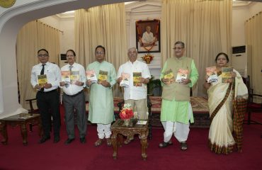 Honorable Governor released a book written by R K Sinha.