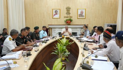 सैनिक कल्याण निदेशालय की शासकीय प्रबंध समिति की बैठक में माननीय राज्यपाल ने प्रतिभाग किया।