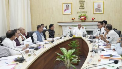 Honorable Governor chaired the meeting with Vice Chancellors.