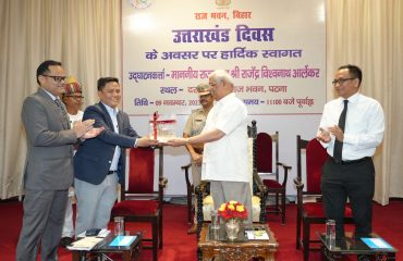 उत्तराखंड स्थापना दिवस समारोह में माननीय राज्यपाल।